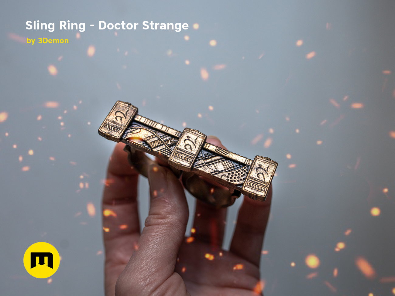 Lot # 117 : DOCTOR STRANGE (2016) - Training Sling Ring