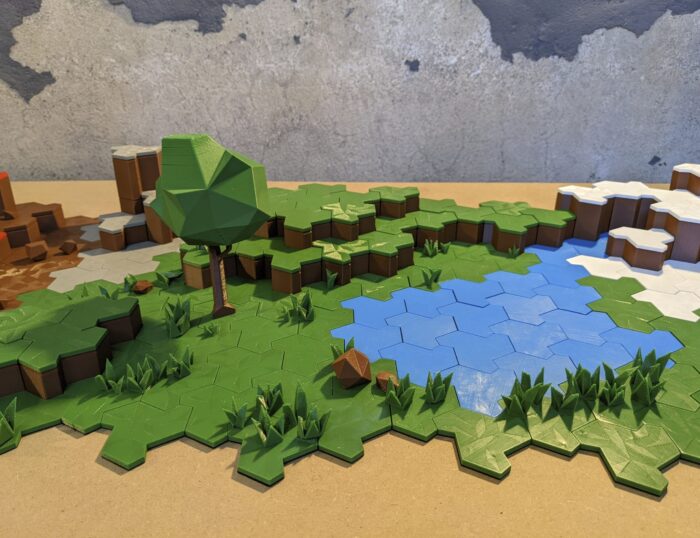 Display Area Building Blocks — 3D printable STL model