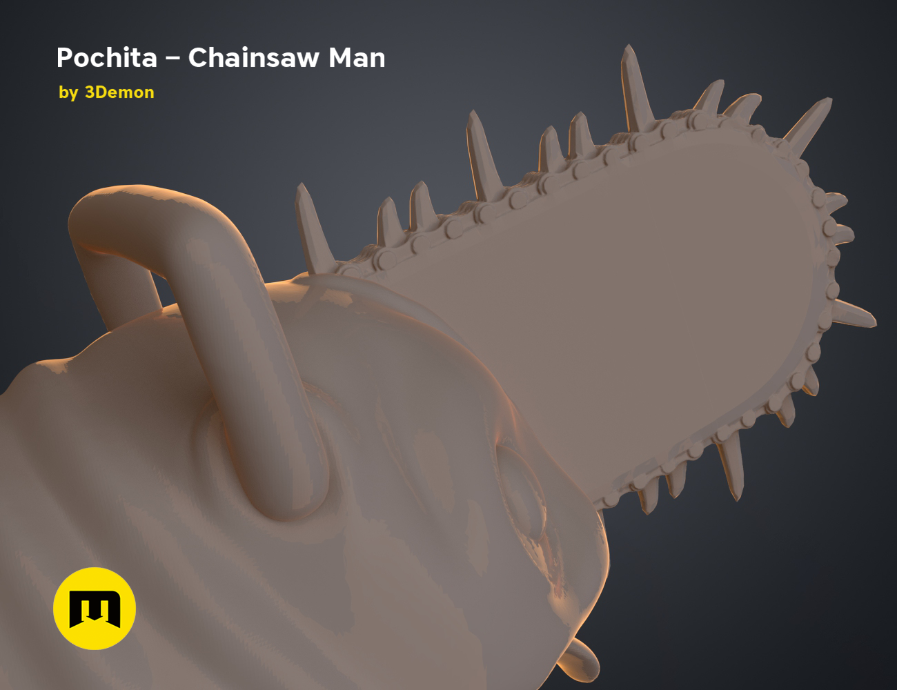 Pochita key holder – Chainsaw Man – 3Demon - 3D print models download