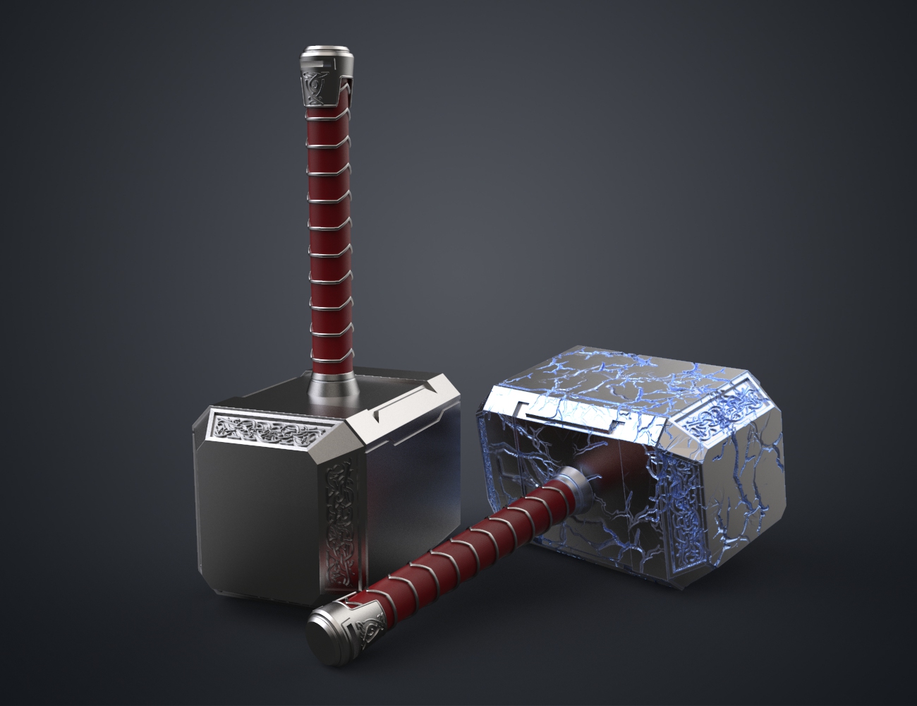 Thors Hammer Mjolnir From God of War - 3D Print Model by 3dprintstorestl
