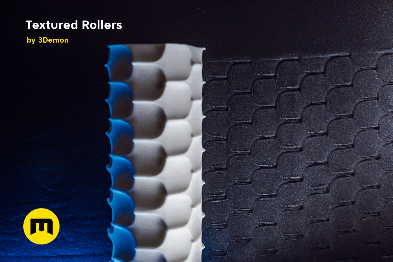 Christmas Wrapping Paper Texture Rollers by 3Demon's Texture Rollers, Download free STL model