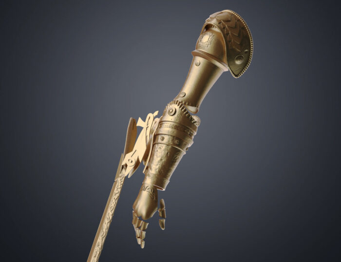 Elden Ring - Malenia's Prosthetic Arm — 3D printable STL model