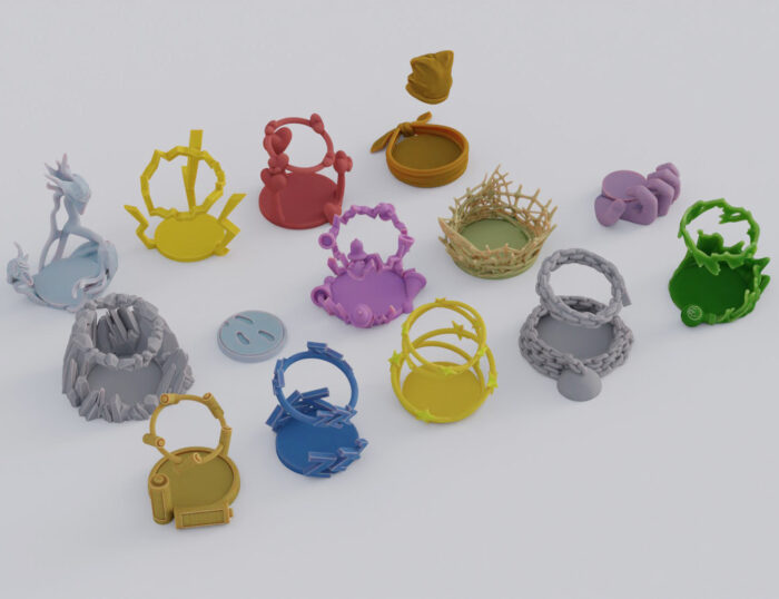 Practical Condition Markers for DnD figures — 3D printable STL model