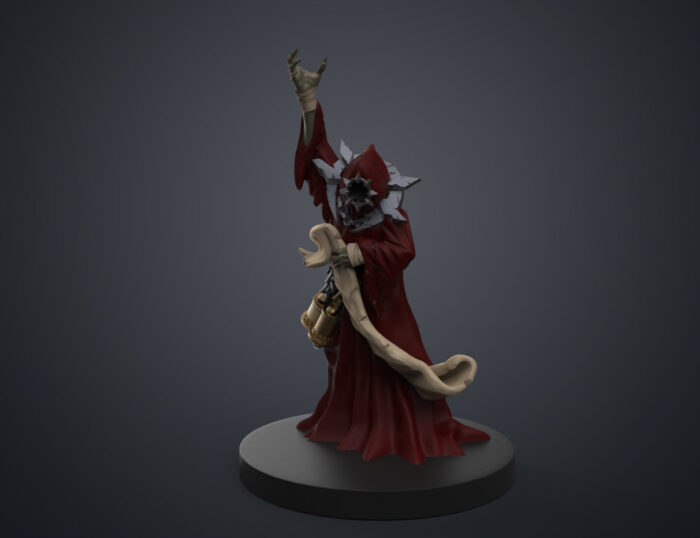 Necromancer Apprentice DnD Figure - Darkest Dungeon — 3D printable STL model