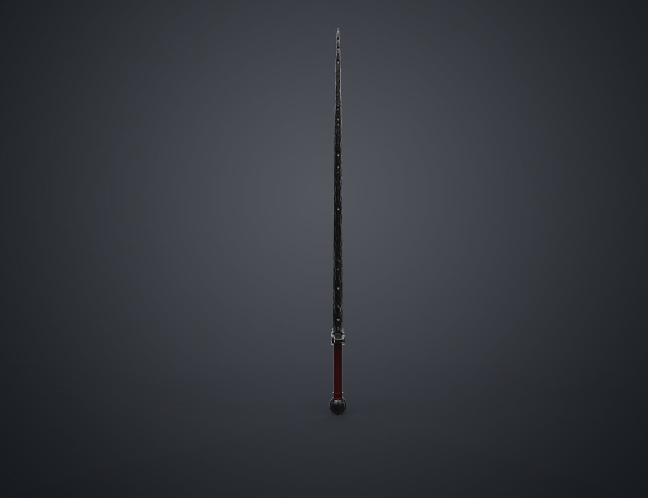 Printable 3D model of Necrosword (Love and Thunder) STL, three-quarter view of the design