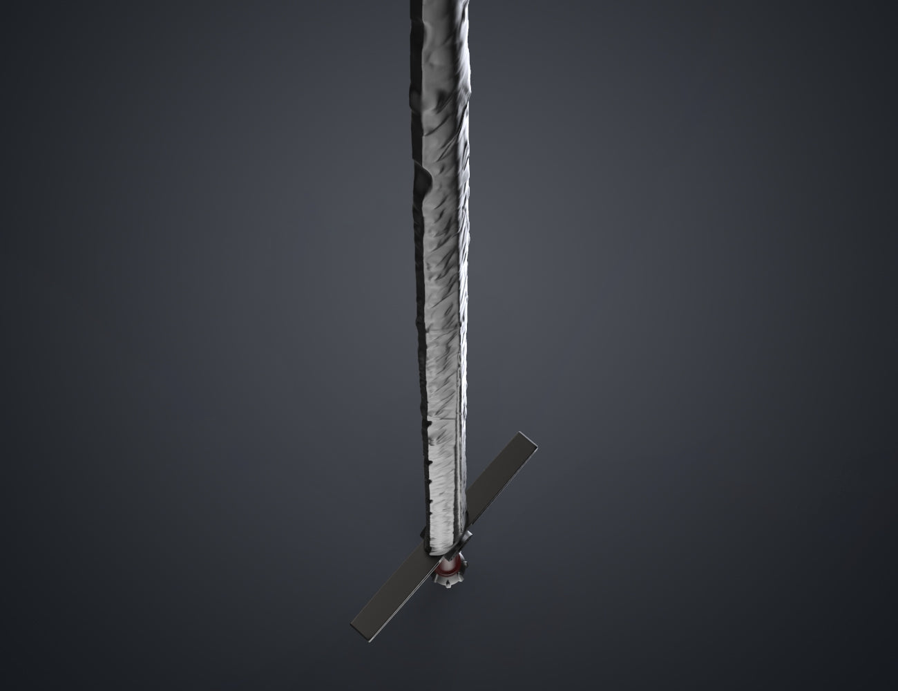 CGI render of Necrosword (Love and Thunder) STL, alternate angle of the design