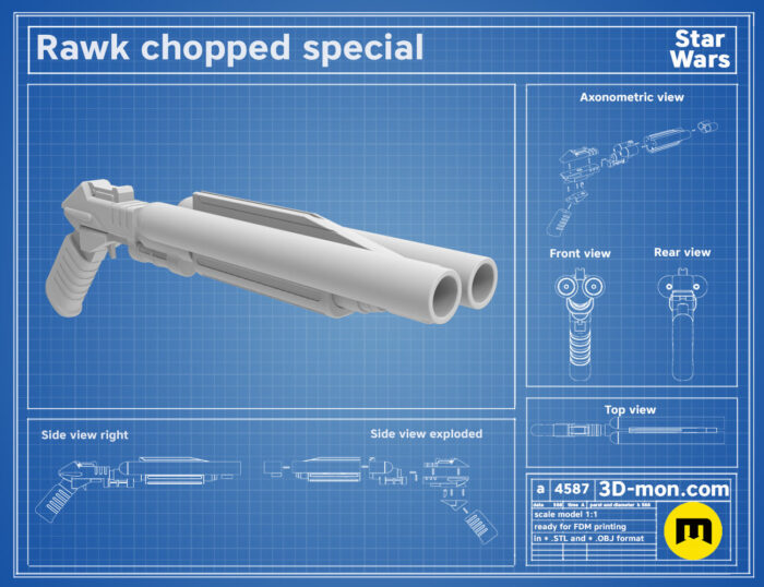 Rawk Chopped Special — 3D printable STL model