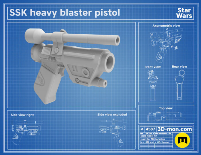 SSK Heavy Blaster — 3D printable STL model