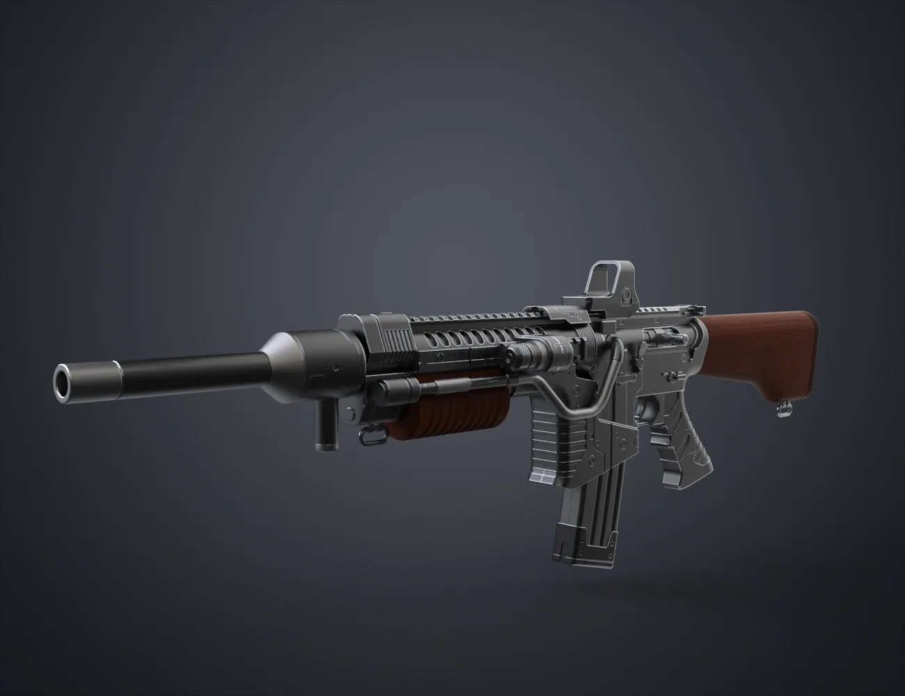 Khvostov 7G-0X STL | 3D Printable Prop Weapon | 3Demon