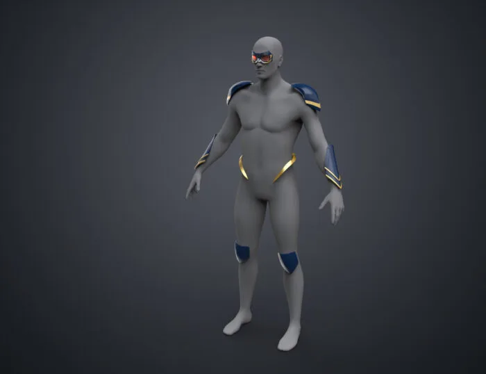 Black Lightning — Goggles and Armor — 3D printable STL model