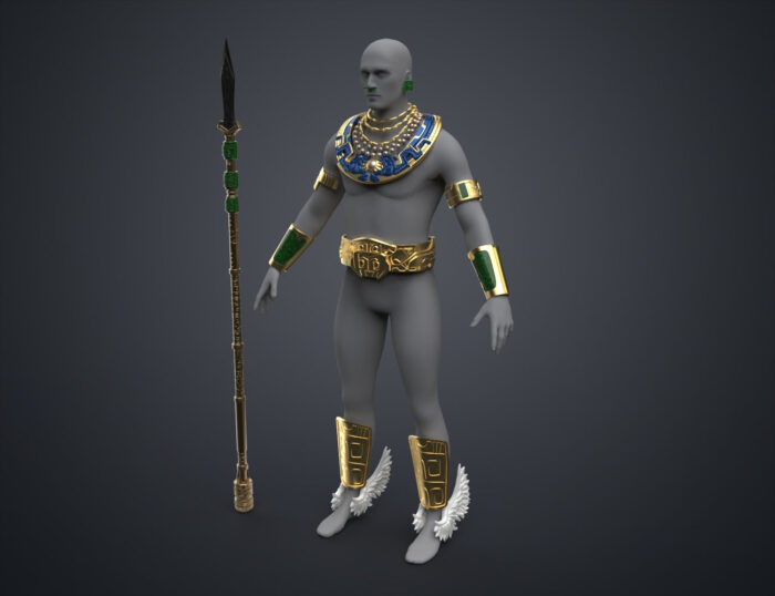 Namor Armor and Spear - Wakanda Forever — 3D printable STL model