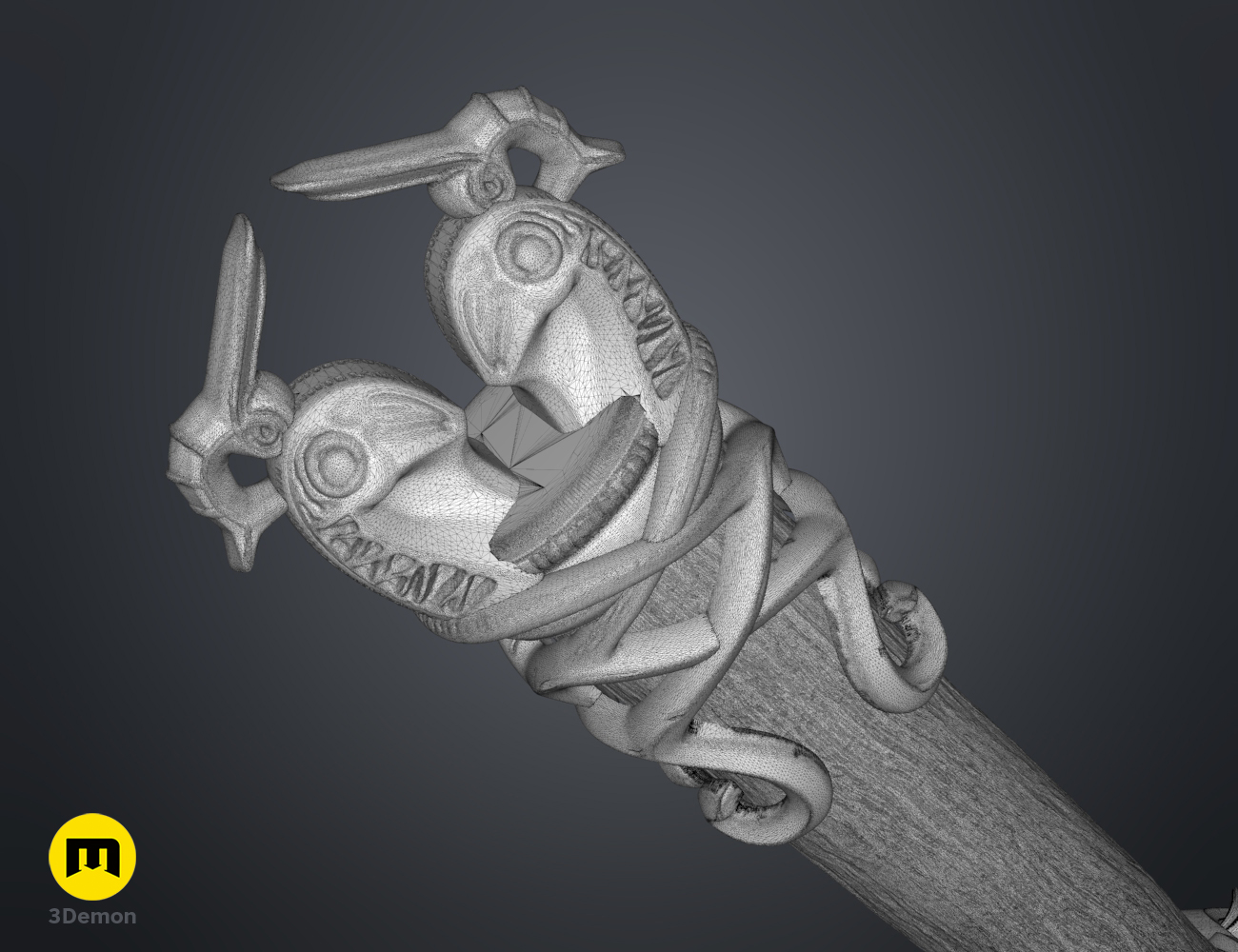 Mjolnir From God of War Ragnarok High Details : r/cults3d