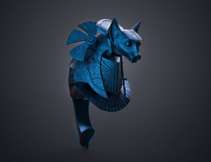 Bastet Helmet — 3D printable STL model