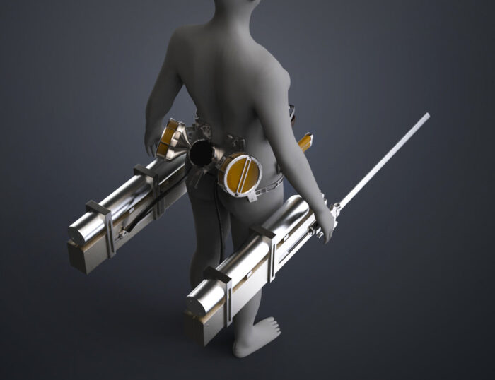 ODM Gear and Swords - Attack on Titan — 3D printable STL model