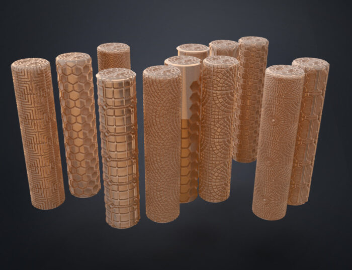 DnD terrain rollers - Tiles — 3D printable STL model