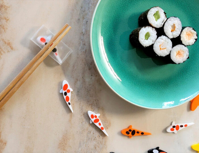 Koi Fish Chopstick Rest — 3D printable STL model