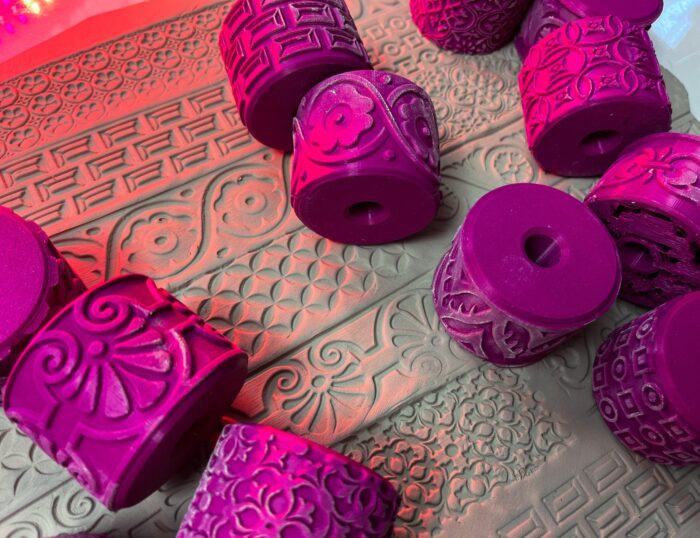 Texture Rollers — Renaissance Patterns — 3D printable STL model