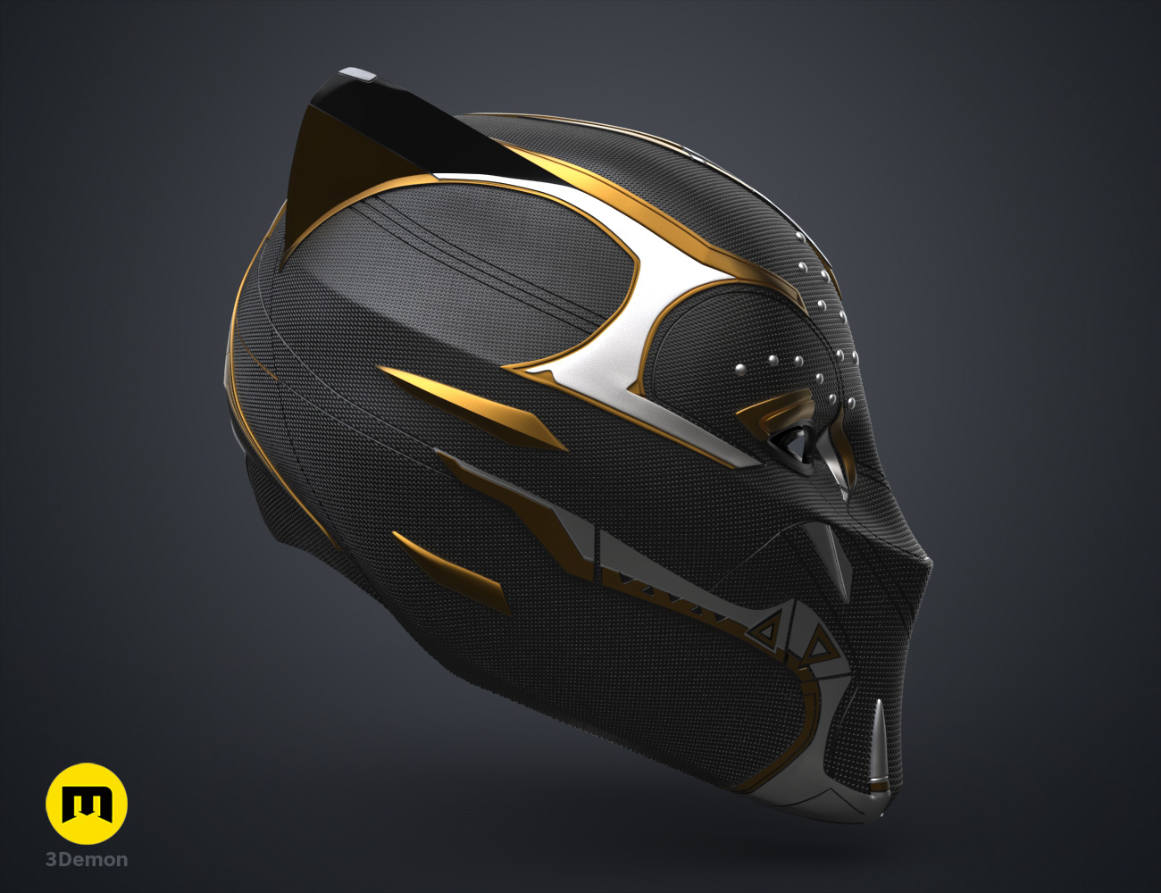 Queen Shuri Helmet - Black Panther Wakanda Forever 3D model 3D printable