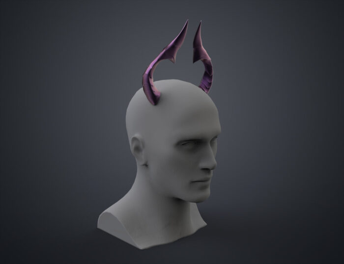 Bubi's horns - Virtual Youtuber — 3D printable STL model