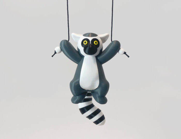 Climbing Lemur Toy — 3D printable STL model