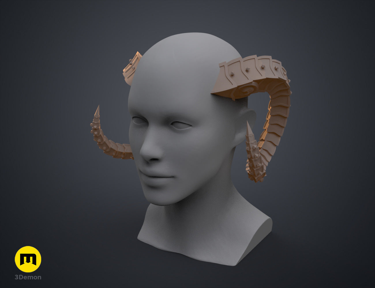 Metal Horns — 3D printable STL model