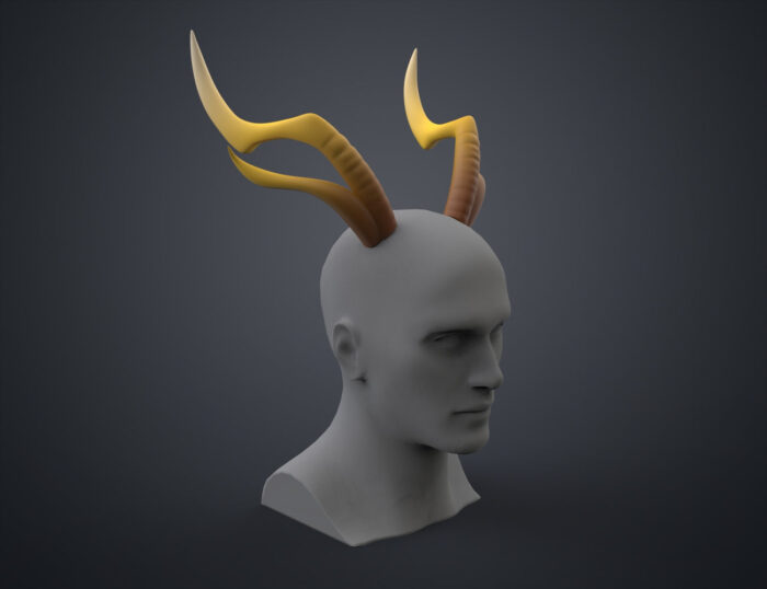 Zhongli's Horns - Genshin Impact — 3D printable STL model