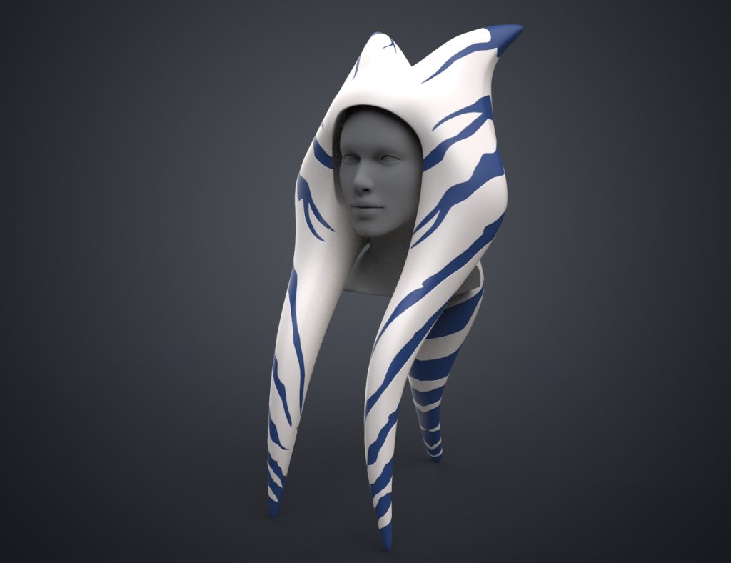 Ahsoka Tano headband – Mandalore Purge – 3Demon - 3D print models download