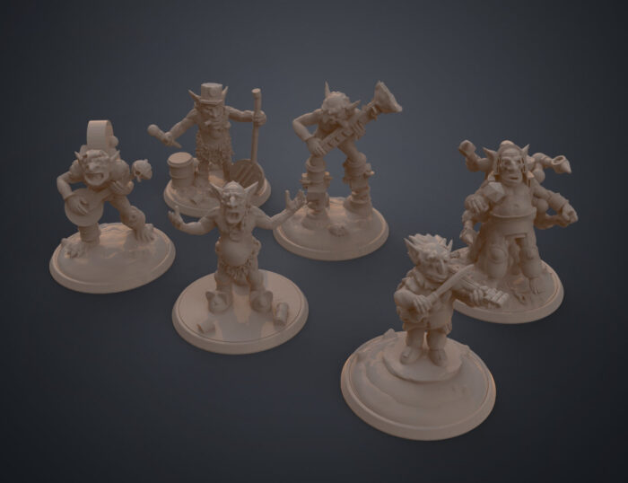 Goblin Band - DnD Set — 3D printable STL model