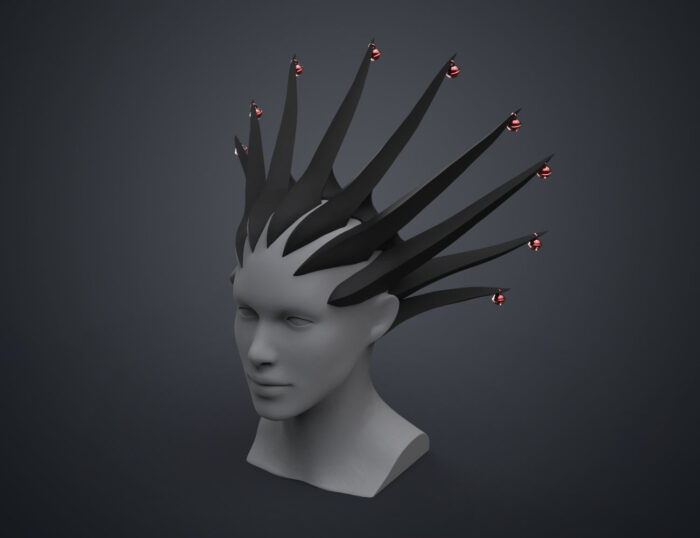 Kenpachi Zaraki Hair - Bleach — 3D printable STL model