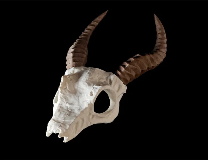 Shaman Skull with Horns — 3D printable STL model