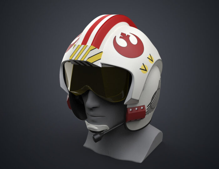 Luke Skywalker X-Wing Pilot Helmet - Star Wars — 3D printable STL model
