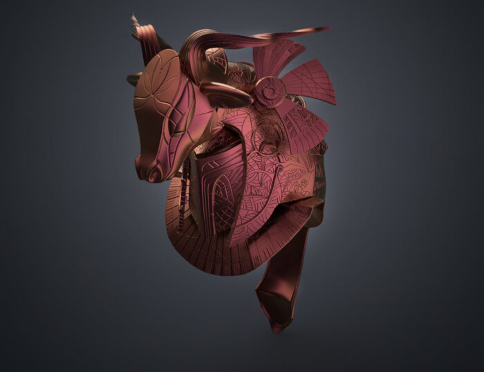 Bull Helmet — 3D printable STL model