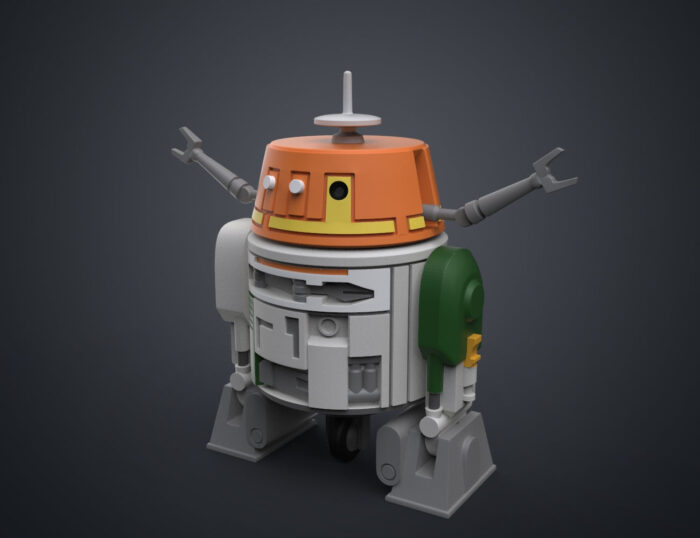 C1-10P Chopper Droid - Star Wars — 3D printable STL model