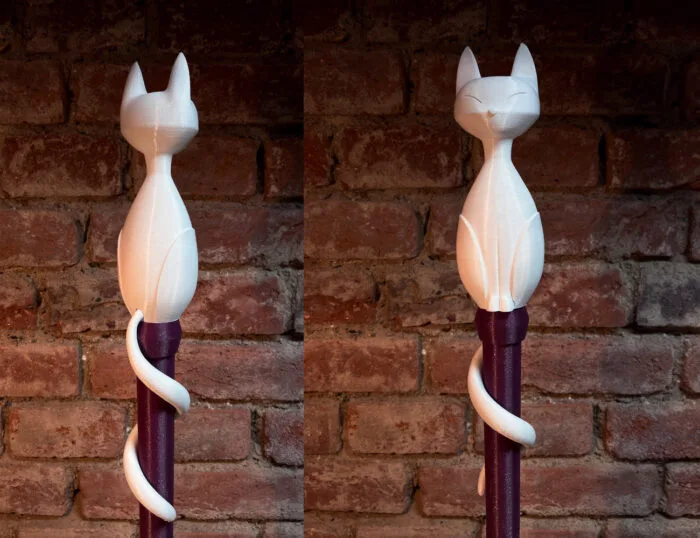 Amity's Cat Ghost Palisman Staff - The Owl House — 3D printable STL model