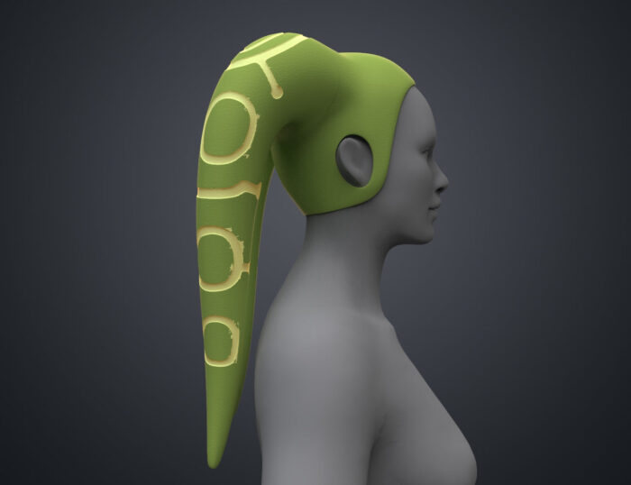 Hera Syndulla’s Lekku Mold - Star Wars — 3D printable STL model