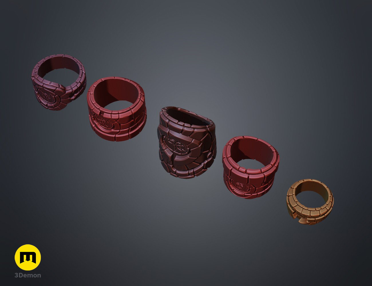 STL file Engagement, Solitailr ,Band, Ring 3d Model Render 💍・3D printable  design to download・Cults