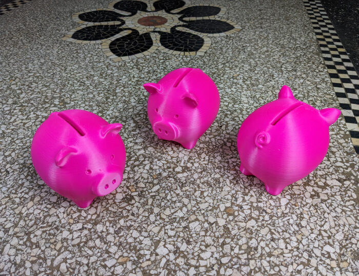 Save 'n' Smash Piggy Bank — 3D printable STL model