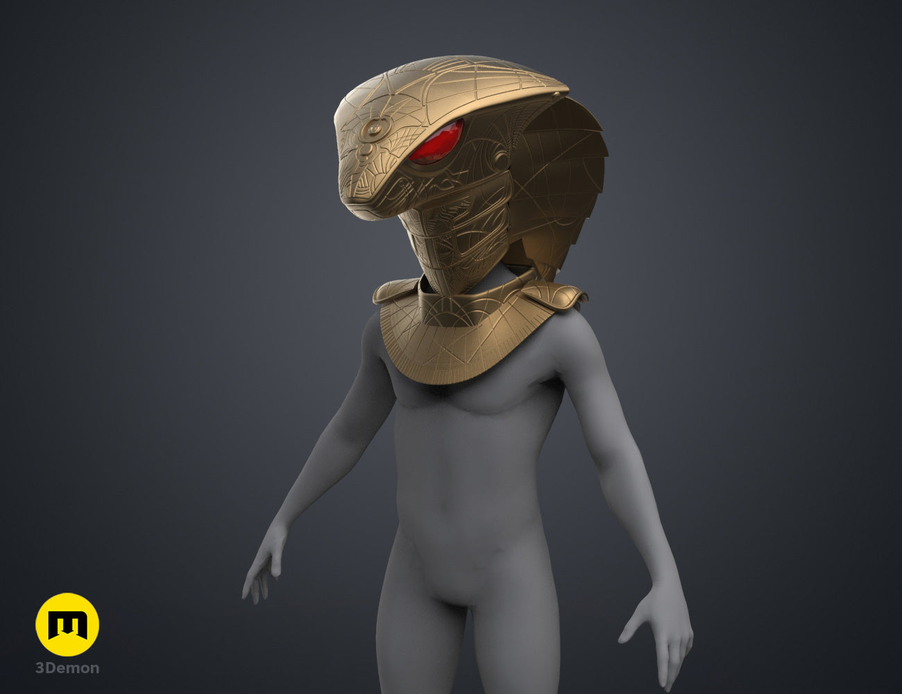 Serpent Guard Helmet — 3D printable STL model