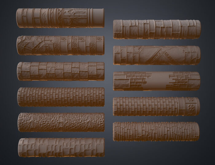 DnD terrain rollers - Walls and Surfaces