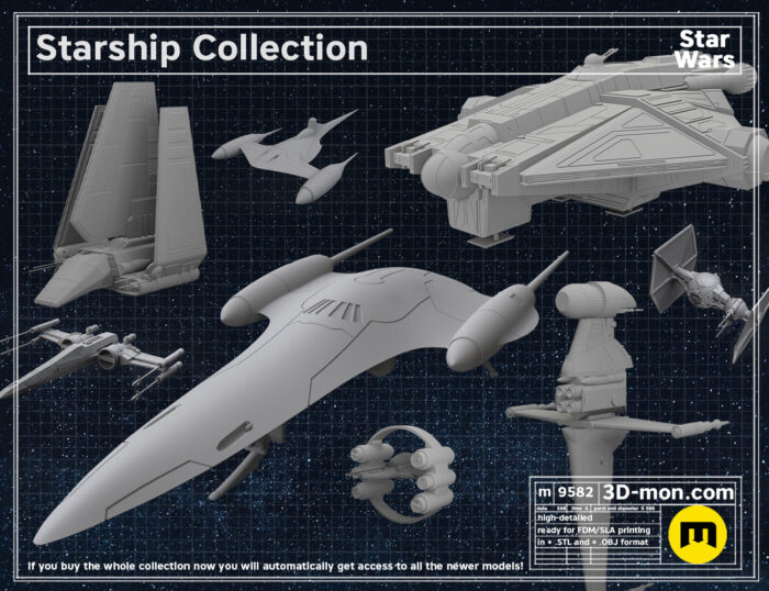 Star Wars Starship Collection — 3D printable STL model