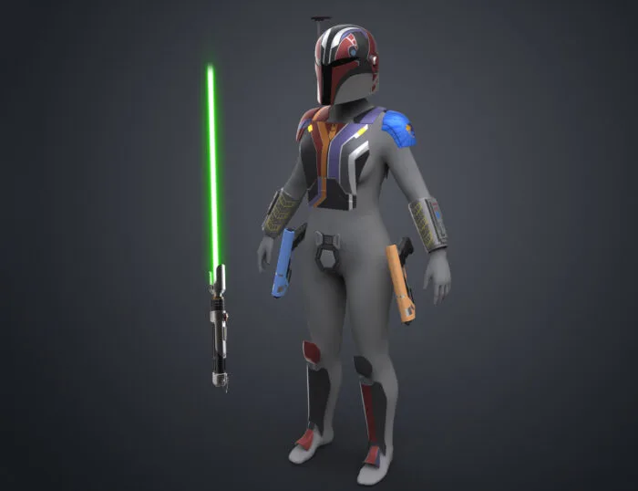 Sabine Wren Cosplay Set – Ahsoka — 3D printable STL model