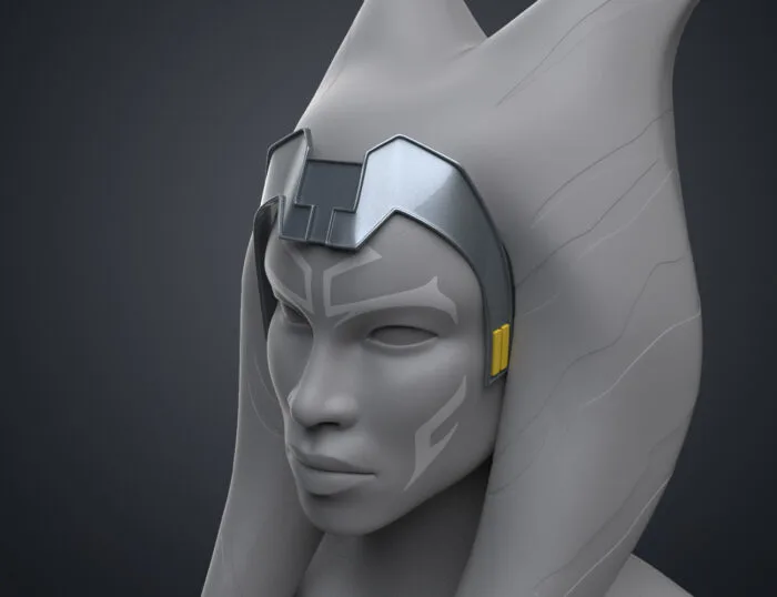 Ahsoka Tano headband - Mandalore Purge — 3D printable STL model