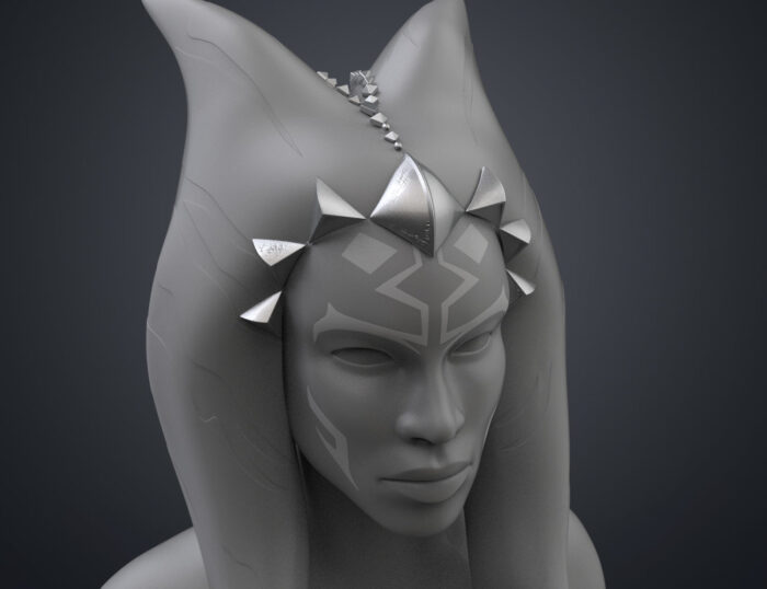 Padawan Ahsoka Tano tiara — 3D printable STL model