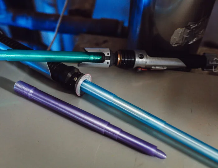 Retractable Lightsaber Blade — 3D printable STL model