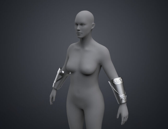 Dora Milaje General Bracers - Wakanda Forever — 3D printable STL model