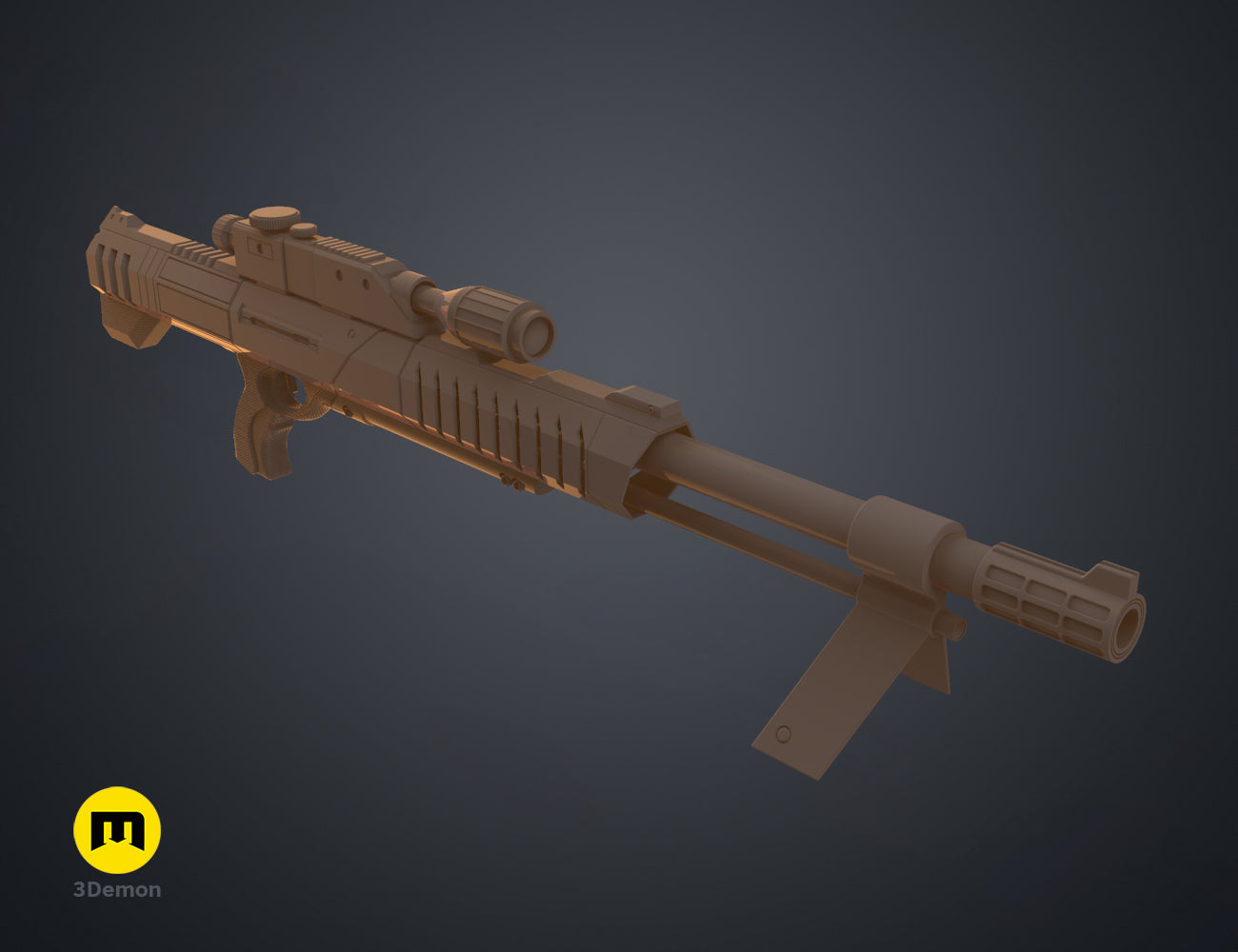 Black Widow rifle - Mass Effect 3 — 3D printable STL model