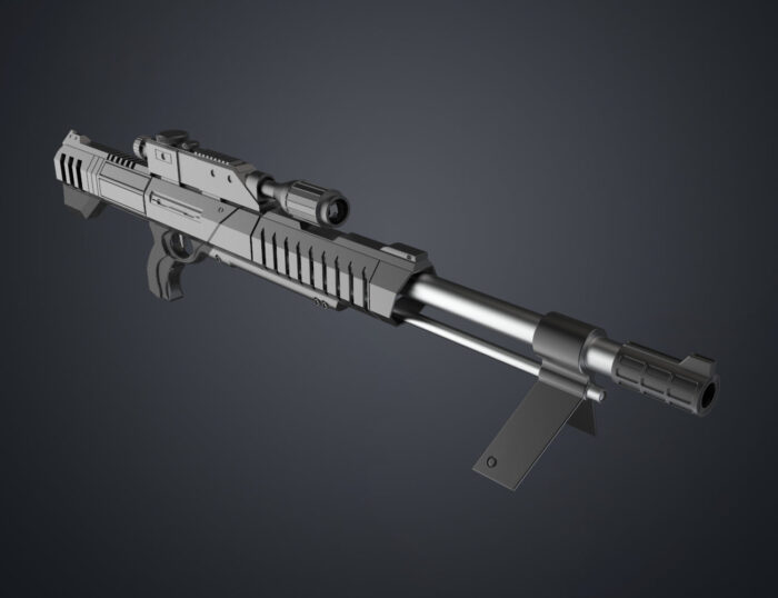 Black Widow rifle - Mass Effect 3 — 3D printable STL model