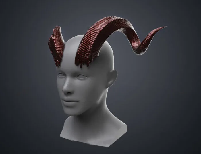 Karlach Horns - Baldur's Gate — 3D printable STL model
