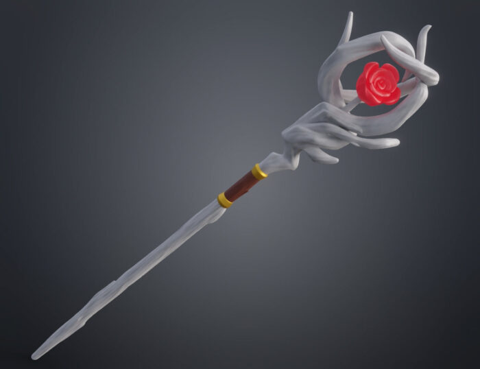 Belle's staff - Beauty and the Beast Mirrorverse — 3D printable STL model