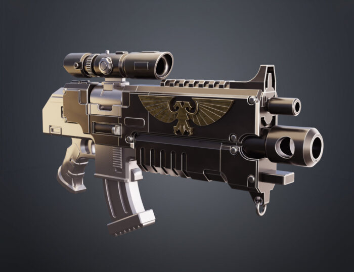 Bolter rifle — 3D printable STL model